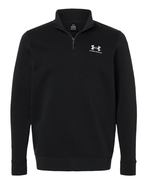 Men's Icon Fleece Quarter-Zip Pullover - Black/ White