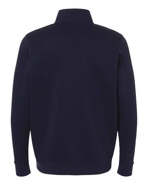 Men's Icon Fleece Quarter-Zip Pullover - Midnight Navy/ White