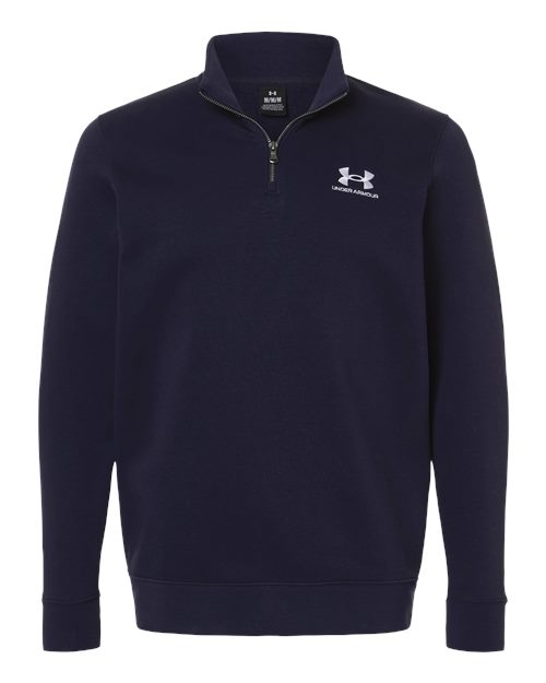 Men's Icon Fleece Quarter-Zip Pullover - Midnight Navy/ White