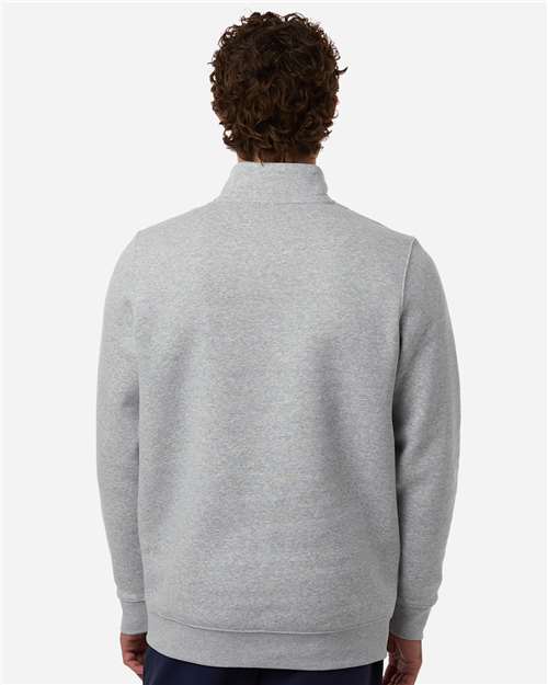 Men's Icon Fleece Quarter-Zip Pullover - Mod Grey Light Heather/ White
