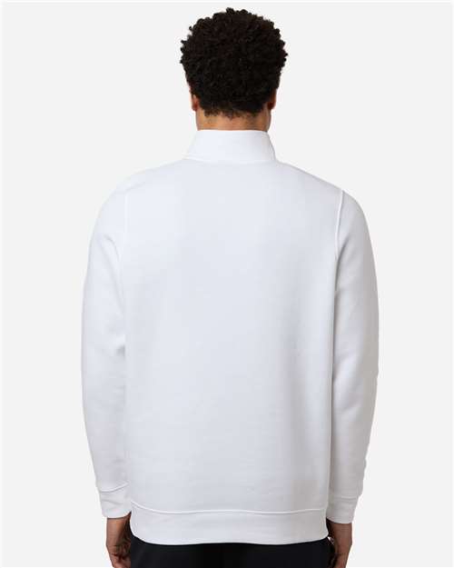 Men's Icon Fleece Quarter-Zip Pullover - White/ Black