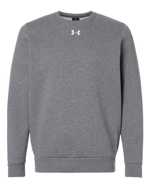 Men's Team Icon Fleece Crew - Pitch Grey Medium Heather/ White