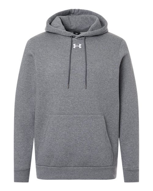 Men's Team Icon Fleece Hooded Sweatshirt - Pitch Grey Medium Heather/ White