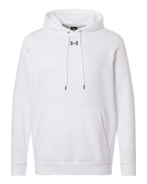 Men's Team Icon Fleece Hooded Sweatshirt - White/ Pitch Grey Medium Heather
