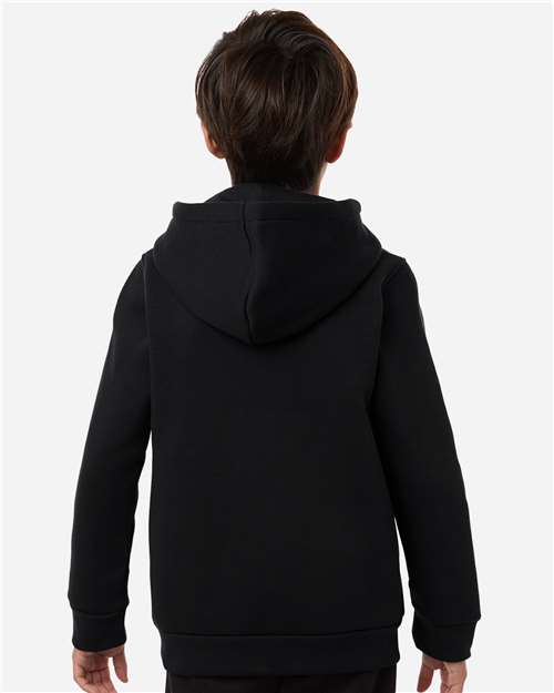 Youth Team Icon Fleece Hooded Sweatshirt - Black/ White