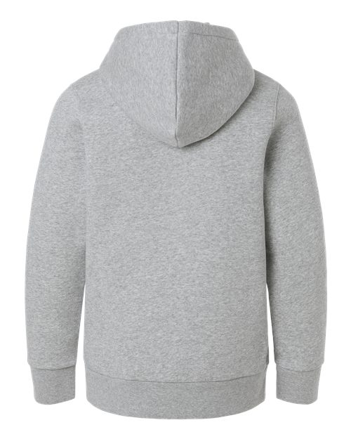 Youth Team Icon Fleece Hooded Sweatshirt - Mod Grey Light Heather/ White