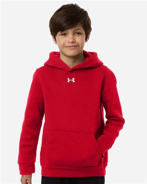 Youth Team Icon Fleece Hooded Sweatshirt - Red/ White