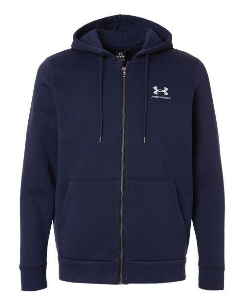 Men's Icon Fleece Hooded Full-Zip - Midnight Navy/ White