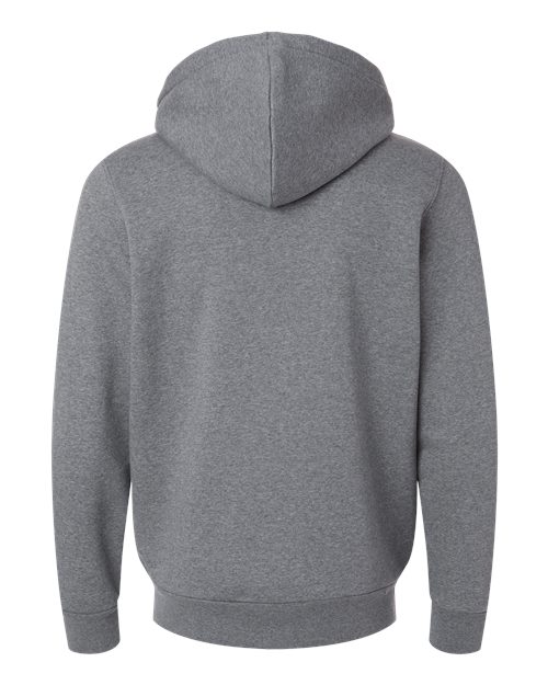 Men's Icon Fleece Hooded Full-Zip - Pitch Grey Medium Heather/ White