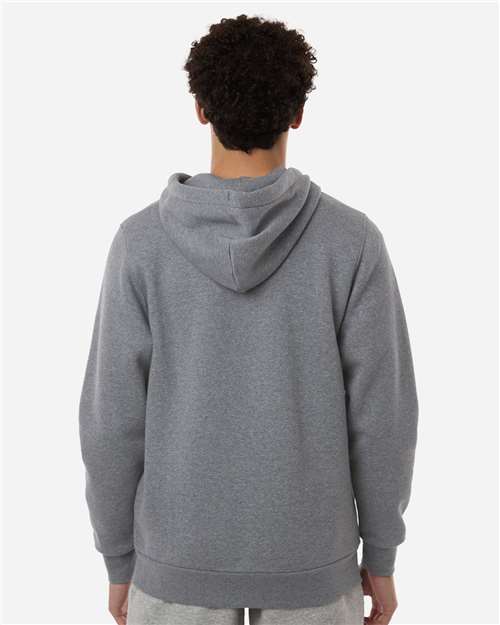Men's Icon Fleece Hooded Full-Zip - Pitch Grey Medium Heather/ White