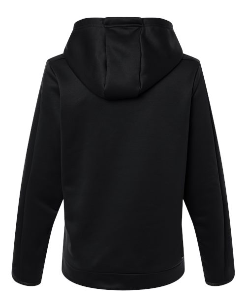 Women's Armour Fleece Pro Hooded Sweatshirt - Black/ White