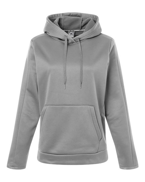 Women's Armour Fleece Pro Hooded Sweatshirt - Mod Grey/ White