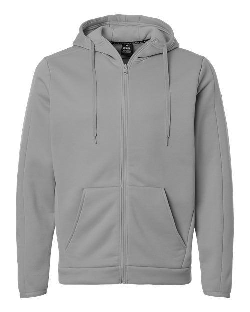 Men's Armour Fleece Pro Hooded Full-Zip - Mod Grey/ White