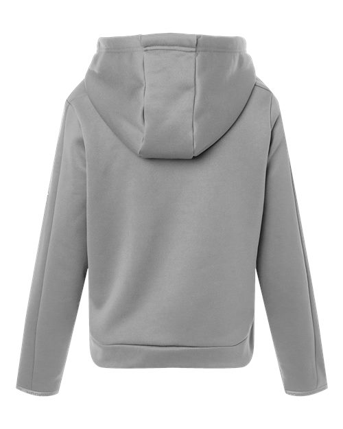 Women's Armour Fleece Pro Hooded Full-Zip - Mod Grey/ White