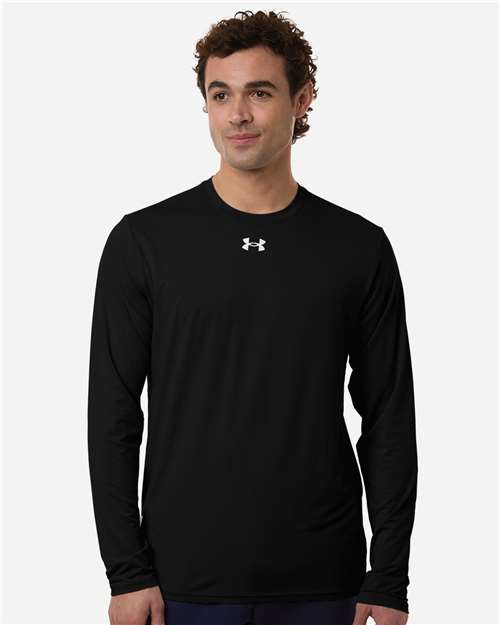 Men's Team Vanish Long Sleeve T-Shirt - Black/ White