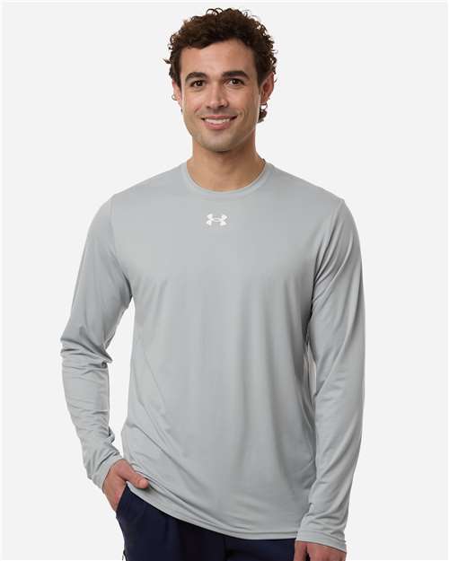 Men's Team Vanish Long Sleeve T-Shirt - Mod Grey/ White