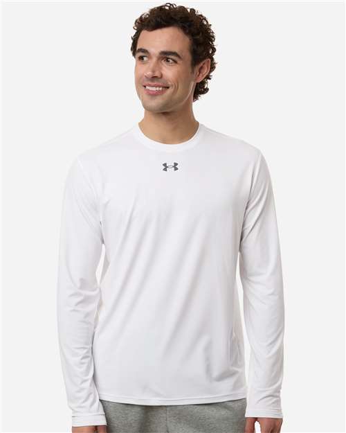 Men's Team Vanish Long Sleeve T-Shirt - White/ Pitch Grey
