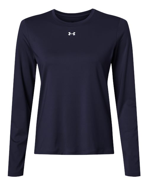 Women's Team Vanish Long Sleeve T-Shirt - Midnight Navy/ White