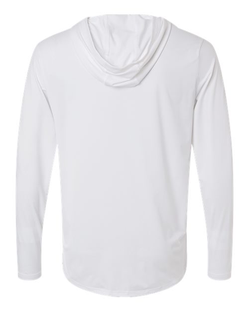 Men's Team Vanish Hooded Long Sleeve T-Shirt - White/ Pitch Grey
