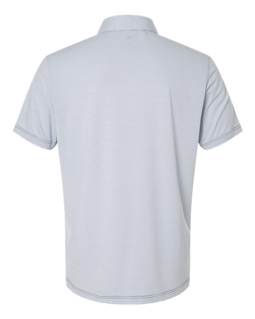 Men's Ultimate365 Pencil Stripe Climacool Polo - White/ Collegiate Navy