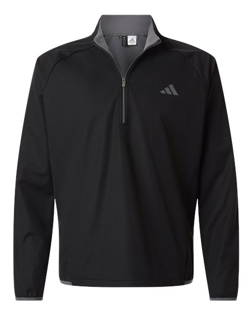 Men's Ultimate365 Wind Quarter-Zip Pullover - Black