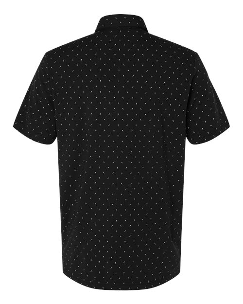 Men's Ultimate365 Micro Print Polo - Black