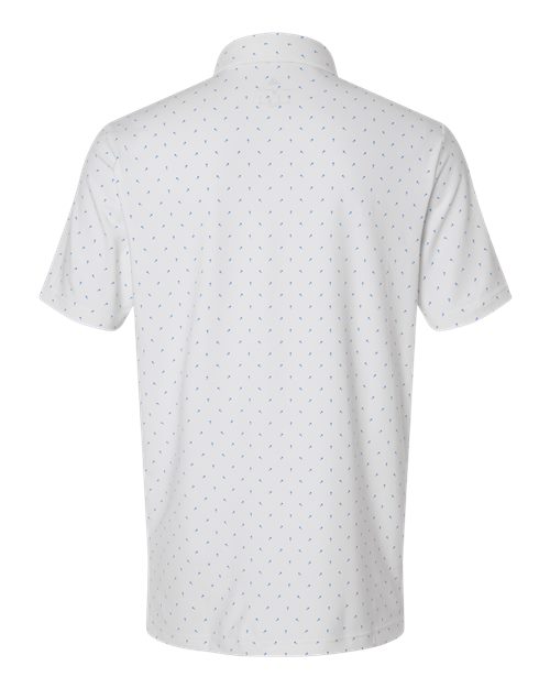 Men's Ultimate365 Micro Print Polo - White