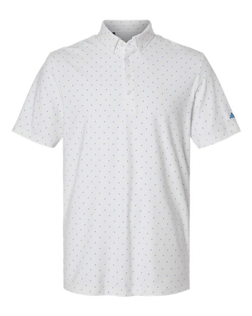 Men's Ultimate365 Micro Print Polo - White