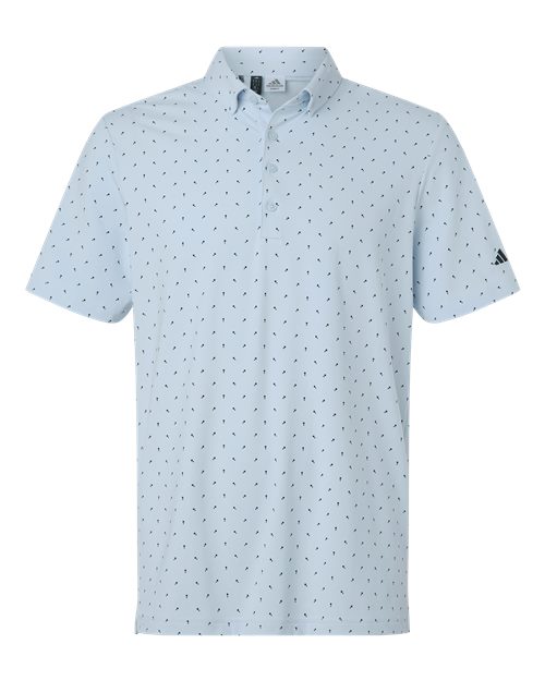 Men's Ultimate365 Micro Print Polo - Crystal Sky