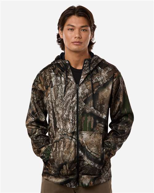 Unisex Realtree® Performance Full-Zip Hooded Sweatshirt - Camo