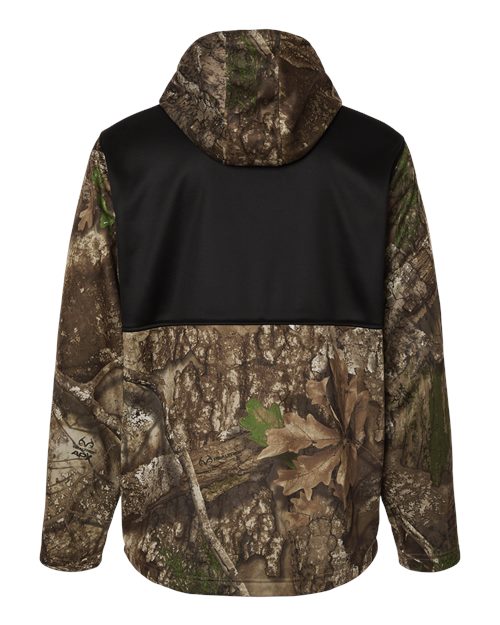 Unisex Realtree® Performance Colorblocked Full-Zip Hooded Sweatshirt - Camo/ Black