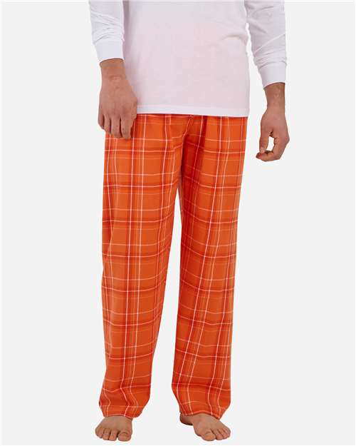 Orange Carnegie Plaid