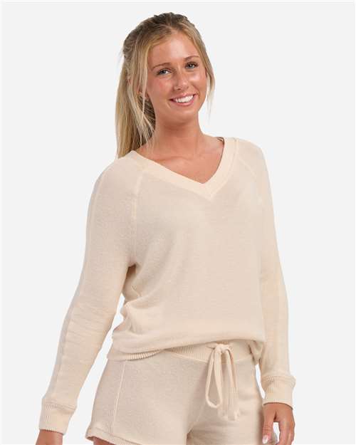 Women's Cuddle V-Neck Pullover - Barley