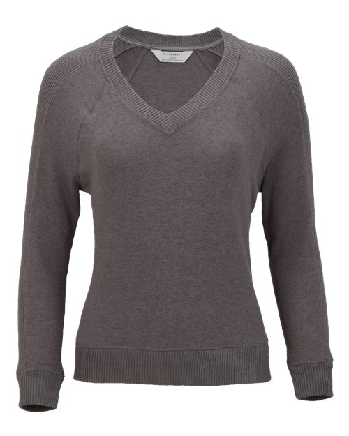 Women's Cuddle V-Neck Pullover - Meditation Grey