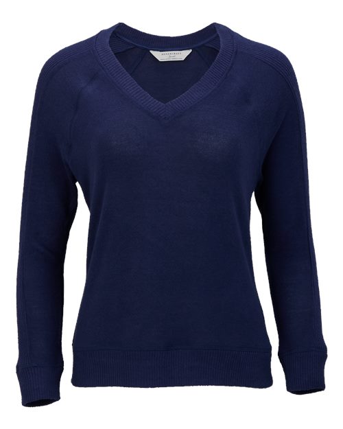 Women's Cuddle V-Neck Pullover - Navy