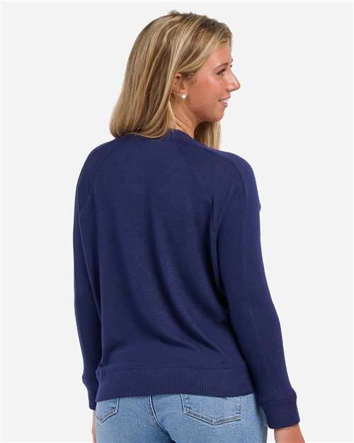 Women's Cuddle V-Neck Pullover - Navy