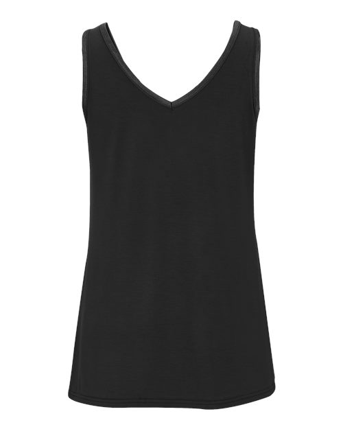 Women's Bamboo V-Neck Tank Top - Black