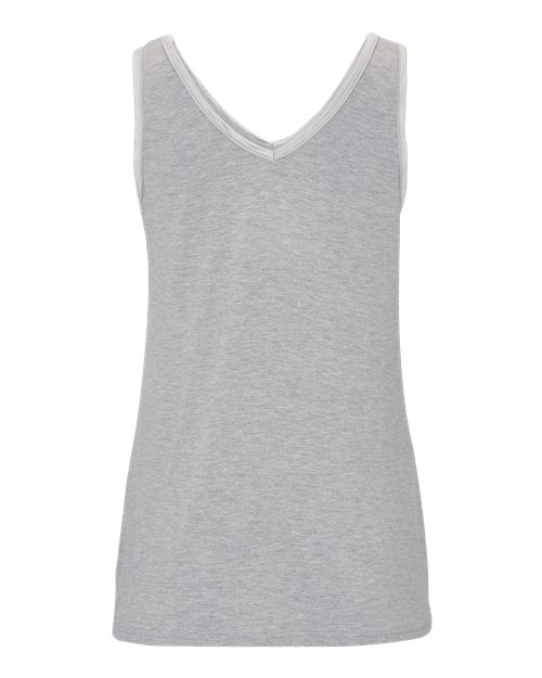 Women's Bamboo V-Neck Tank Top - Oxford Heather