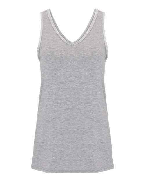 Women's Bamboo V-Neck Tank Top - Oxford Heather