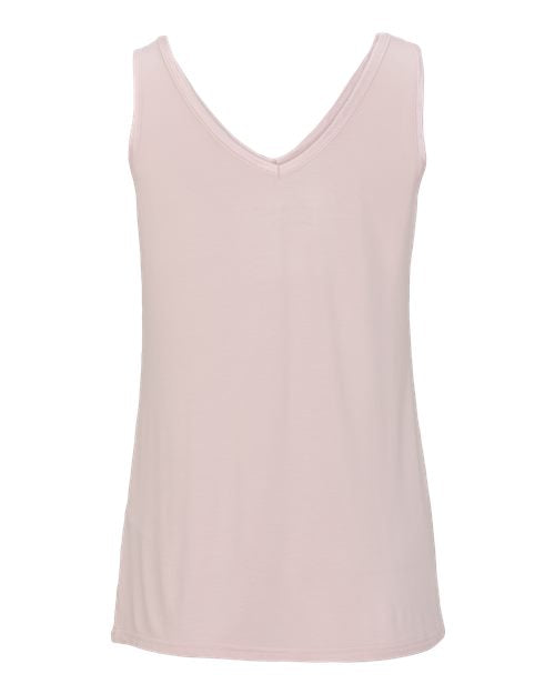 Women's Bamboo V-Neck Tank Top - Pink Serenity