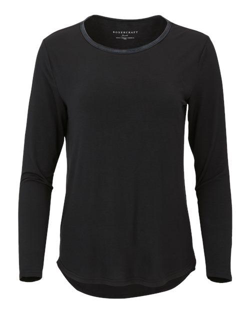 Women's Bamboo Long Sleeve T-Shirt - Black