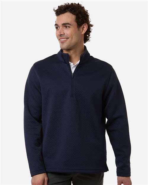 Men's Pebble Quarter-Zip Pullover - Deep Navy