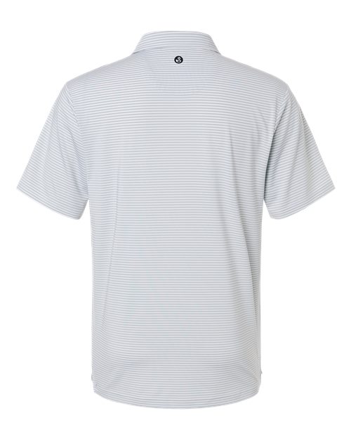 Men's Smith Striped Polo - Glacier White