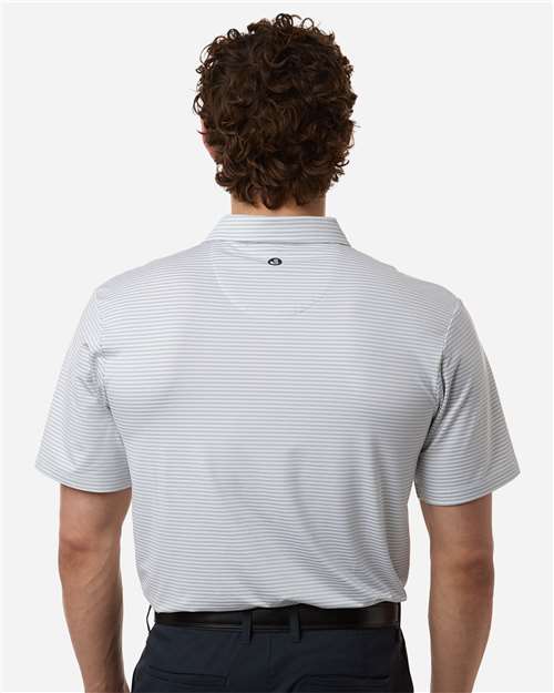 Men's Smith Striped Polo - Glacier White