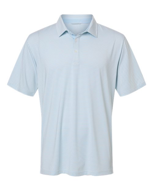 Men's Smith Striped Polo - Sky White
