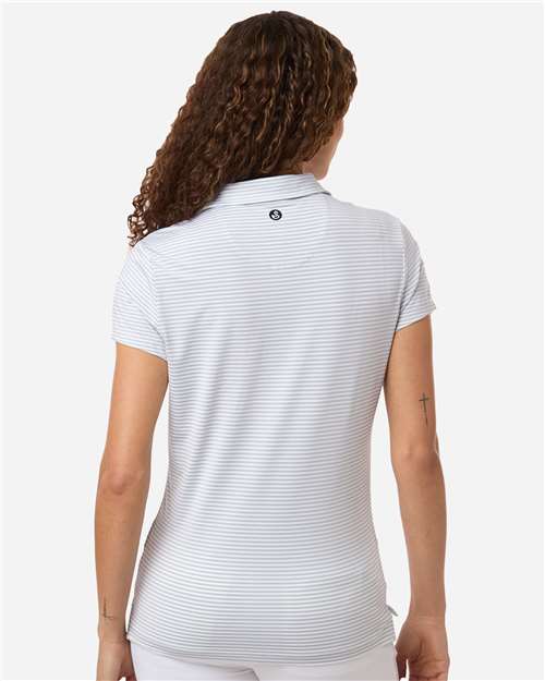 Women's Kayla Striped Polo - Glacier White