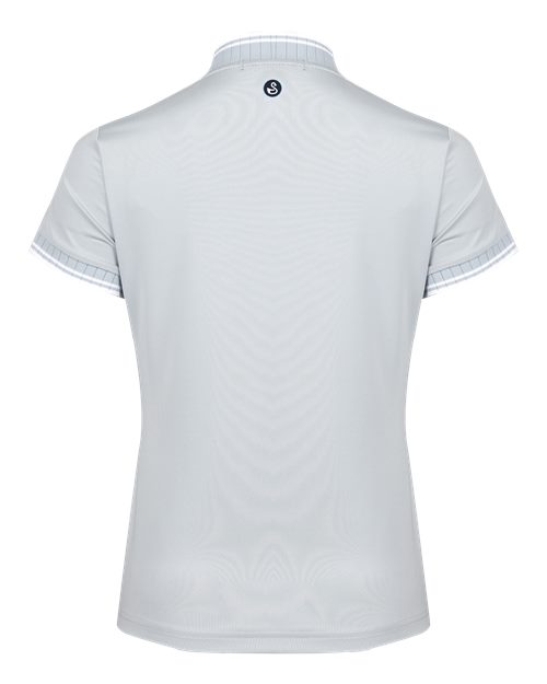 Women's Tara Tipped Polo - Grey