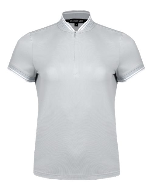 Women's Tara Tipped Polo - Grey