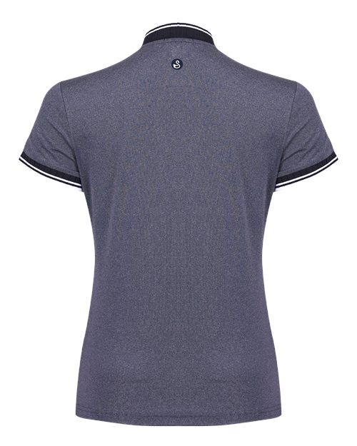 Women's Tara Tipped Polo - Navy Heather