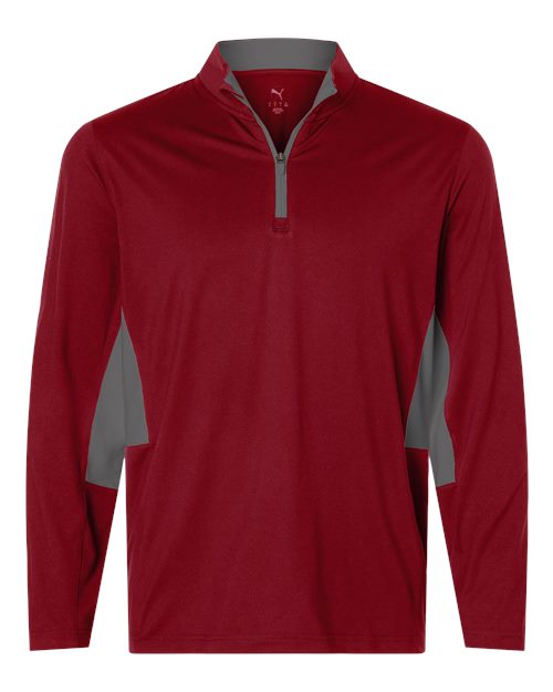 Men's Pure 2.0 Quarter-Zip - Dark Crimson/ Slate Sky